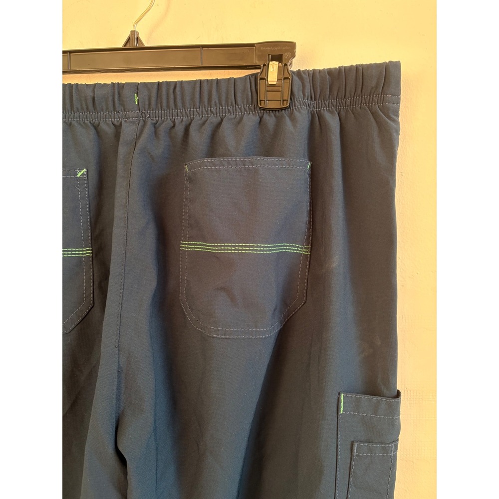 Carhartt Liberty Rugged Flex Men Navy Cargo Scrub Pants Ripstop Medical Uniform - Picture 8 of 9